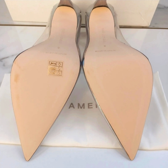 NEW Good American Cinderella Clear Pump Heels Women's Size 9 Cinder-f-ing-rella - Picture 7 of 10